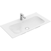 Villeroy & Boch Finion meubelwastafel 1 kraangat 100x50cm ceramic+ zonder overloop wit SW106528