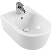 Villeroy & Boch Avento wandbidet 1 kraangat met overloop met verdekte bevestiging ceramic+ wit SW106449