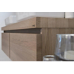 Looox Wood collection Wooden Drawer BoX ladenkast met 2 laden 120x45x46cm met softclose eiken old grey SW108691