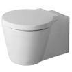 Duravit Starck 1 WC-zitting 45.3x42x4.2cm met softclose met quickrelease Kunststof wit Glanzend 0290305