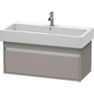 Duravit Vero Wastafel - 100x47 cm - 2 kraangaten - overloop - wit 0305318