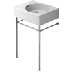 Duravit Scola wastafel 61,5x46cm kom re. zonder kraangat wit 0304123