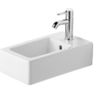 Duravit Vero fontein 25x45 cm. met overloop wit 0291345