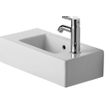 Duravit Vero fontein 50x25 cm met overloop kraangat kan links of rechts wit 0291343