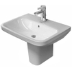 Duravit Durastyle wastafel 65x44cm 1 kraangat met overloop wit SW54093