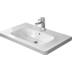 Duravit Durastyle wastafel 80x48cm 1 kraangat met overloop wit SW54145