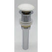 Royal plaza keramische click plug voor wastafel-fontein wit glanzend SW205932