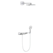 GROHE Rainshower SmartControl Regendoucheset Opbouw - hoofddouche 36cm - handdouche rond 13cm - wandarm 45cm -chroom SW97593