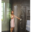 Hansgrohe Raindance S hoofddouche 240 1jet PowderRain met douchearm 39cm Ø24cm chroom SW204695