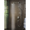 Hansgrohe Raindance Select S Unica`s Puro glijstangset met Raind. Select S 120 3jet PowderRain handdouche 65cm met Isiflex`B doucheslang 160cm en zeepschaal chroom SW204698