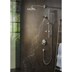Hansgrohe Raindance Select S Unica`s Puro glijstangset met Raind. Select S 120 3jet PowderRain handdouche 65cm met Isiflex`B doucheslang 160cm en zeepschaal chroom SW204698