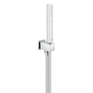 GROHE Euphoria Cube Stick Handdoucheset - 1 straalsoort - staaf - met houder - met wandaansluitbocht - gladde slang - 125cm - chroom TWEEDEKANS OUT13673
