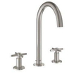 GROHE Atrio Wastafelkraan Opbouw - uitloop 16.6cm - M-size - waste - hoog - - kruisgrepen - supersteel SW224961