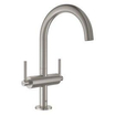 GROHE Atrio Wastafelkraan Opbouw - uitloop 16.6cm - L-size - push open - draaibaar - supersteel SW224942