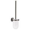 GROHE Essentials Toiletborstelhouder - wandmontage - rond - open - hard graphite SW99040