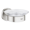GROHE Essentials Zeepschaal - met houder - wandmontage - supersteel SW97631