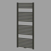 Royal Plaza Sorbus radiator 60x120cm 617watt recht met midden aansluiting mat zwart SW160729