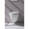 Laufen Cleanet RIVA Douche WC 35.5x60x41.5cm diepspoel incl. closetzitting met deksel en softclose keramiek mat wit mat SW224214