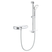 GROHE Grohtherm Smartcontrol Doucheset - thermostatische douchekraan - met glijstangset - 60cm - ronde handdouche - 3 straalsoorten - gladde doucheslang - met zeepschaal - chroom SW209459