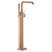 GROHE Essence New afbouwdeel voor vrijstaande badkraan met omstel met draaibare uitloop 27.7cm met handdouche en doucheslang 125cm warm sunset SW98810