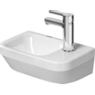 Duravit DuraStyle fontein kraangat rechts 36x22cm wit SW197110