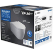 Duravit ME by Starck wandclosetpack spoelrandloos 37x57cm Wondergliss met softclose closetzitting wit SW297039