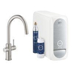 GROHE blue home Keukenkraan - uittrekbare c uitloop - supersteel geborsteld SW236970