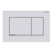 Geberit Sigma20 bedieningsplaat - 2-toets spoeling - rechthoekige knoppen - matwit/easy-to-clean SW242683