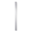 Vasco Bryce Mono designradiator aluminium verticaal 1800x150mm 586W - aansluiting 0066 quarts bruin (RAL9810) SW237089