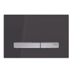 Geberit Sigma50 bedieningsplaat - 2-toets spoeling - vierkant - zwart SW259159