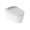 Geberit Aquaclean Sela Douche Wc - 37.5x56.5cm - softclose - keratect - chroom afdekplaat - alpine wit SW258980