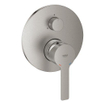 GROHE Lineare afbouwdeel v. inbouw mengkraan m. 3 functies omstelling supersteel 24095DC1 SW296748