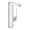 GROHE Plus waterbesparende wastafelkraan L-size met gladde body met push open waste met uittrekbare uitloop chroom SW296754