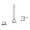 GROHE Plus afbouwdeel voor 3-gats badrandcombinatie met omstel met handdouche en doucheslang 200cm chroom SW296776