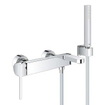 GROHE Plus badkraan met omstel met koppelingen met douchegarnituur chroom SW296751