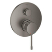 Grohe Essence New Douchekraan Inbouw - 2 knoppen - mengkraan - brushed hard graphite SW296688