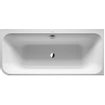 Duravit Happy d.2 bad half vrijstaand 180x80cm wit mat antraciet SW297022