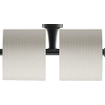 Duravit Starck T Toiletrolhouder - dubbel - zonder klep - zwart mat SW297075