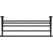 Duravit Starck T Handdoekhouder - 4 rijen - 61cm - zwart mat SW297093