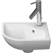 Duravit ME by Starck hoekfontein 1 kraangat met overloop 43.5x38cm mat wit 722433200 SW297049