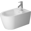 Duravit ME by Starck wandbidet 37x57cm met kraangat met overloop mat wit SW297055