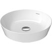 Duravit Cape Cod waskom rond zonder kraangat zonder overloop Ø43cm mat wit/wit SW297002