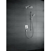 Hansgrohe ShowerSelect afbouwdeel v. inbouwkraan thermostatisch v. 2 douchefuncties m. start/stop-kraan mat zwart SW297305