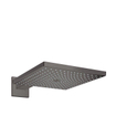 Hansgrohe Raindance E Square hoofddouche E300 1jet met douchearm 39cm 30x30cm brushed black chroom SW297589