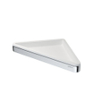 Geesa Frame Hoekplanchet Wit / Chroom SW334347