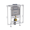 Geberit GIS easy Element voor wand wc Omega inbouwreservoir 12cm in breedte verstelbaar 60-95cm 0700383