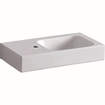 Geberit Icon fontein 53x31x13.5cm 1 wasbak 1 kraangat Links zonder overloopgat Keramiek Wit glans SW417096