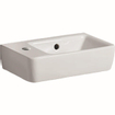 Geberit Renova Compact fontein compact met kraangat links met overloop 40x25x15cm wit SW417264