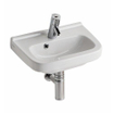 Geberit 300 Basic fontein zonder kraangat met overloop 40x25x15cm inclusief KeraTect wit SW417752