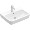 Villeroy & Boch O.novo wastafel zonder kraangat 60x46cm zonder overloop ceramic+ wit SW448374